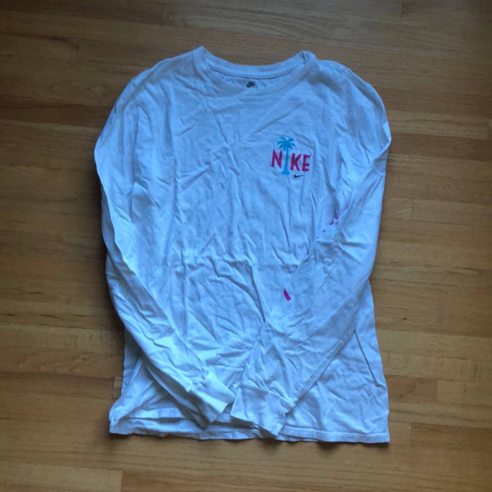 Nike South Beach White longsleeve shirt medium.